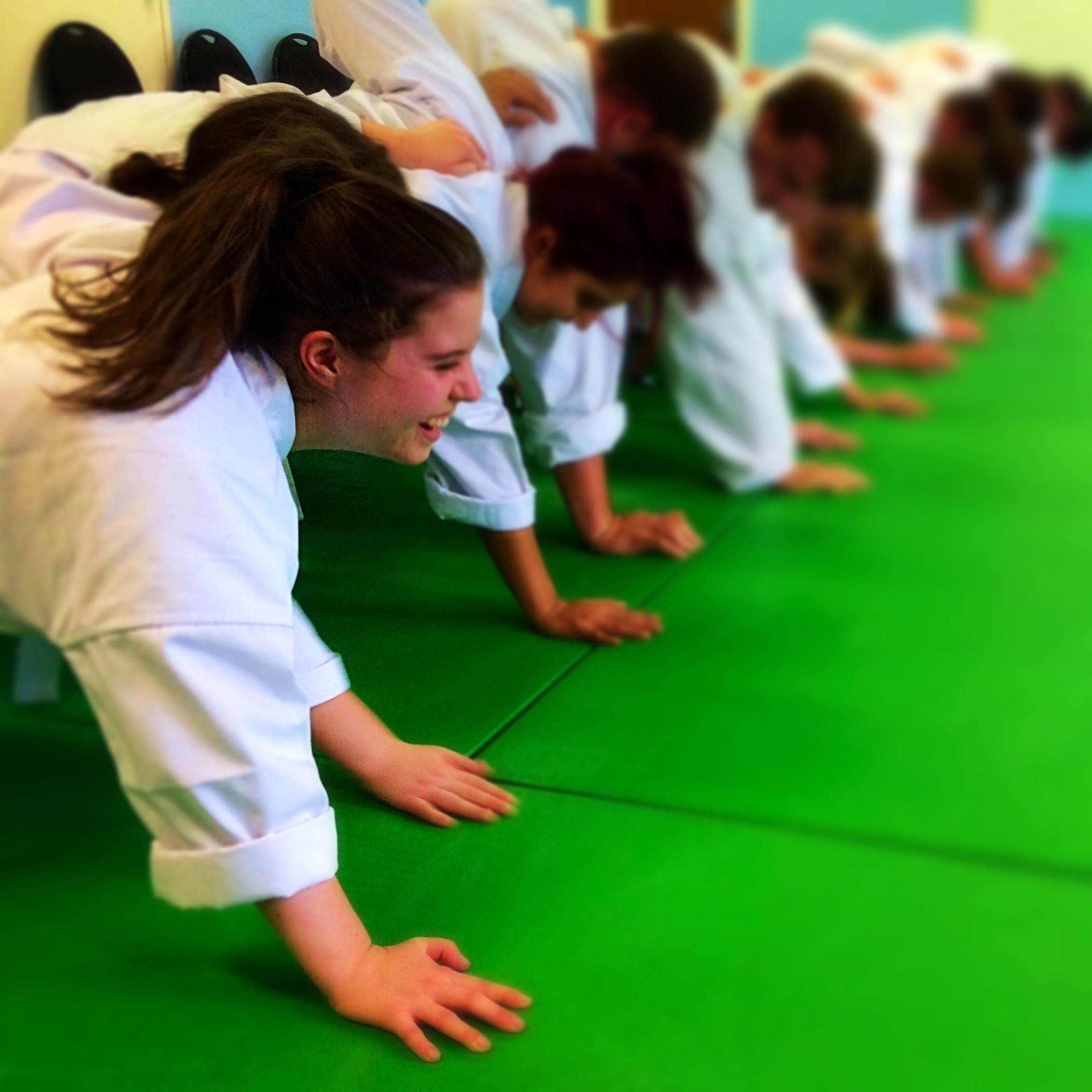 Team push ups WestStar Martial Arts